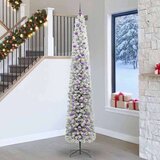 vidaXL Umestno božično drevo Zelena 270 cm PVC in Jeklo in Plastika | Shoptok.si