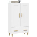  Visoka komoda bijela 70 x 31 x 115 cm od konstruiranog drva | shoptok.hr