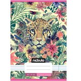 NEBULO Speta črtasta beležka za 4. razred z vzorcem leoparda, format A/5, 21-32 Cene