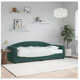 vidaXL Dnevna postelja z vzmetnico temno zelena 80x200 cm ža Cene