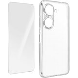 Avizar asus zenfone 9 360° protection pack: tanka mehka torbica, prozorno poševno kaljeno steklo, (20714671) | Shoptok.si