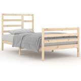 Maison Chic Posteljni okvir - Enojna postelja - Postelja za odrasle iz trdnega lesa 100x200 cm-J8685, (21760833) Cene