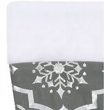  Luksuzna podloga za božićno drvce s čarapom siva 122 cm tkanina | Eponuda.com