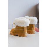 Boto Children's Trapper Boots with Zip and Faux Fur Camel Gerande | Shoptok.si