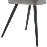 Livetastic naslanjač, les, kovina, tekstil siva, črna | Shoptok.si