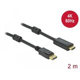 Delock DisplayPort - HDMI kabel 2m 4K 60Hz | Shoptok.si
