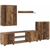 vidaXL Komplet TV omaric 4 pcs Star les Konstruiran les, (5000132158) | Shoptok.si