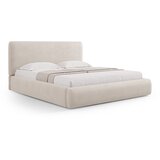 Cosmopolitan Design Bež tapecirani bračni krevet s prostorom za odlaganje s podnicom 180x200 cm Colonel – | shoptok.hr