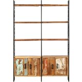 Maison Chic Knjižna omara - Knjižni regal 4-nadstropna 124x30x180 cm trden predelan les, (21725923) | Shoptok.si