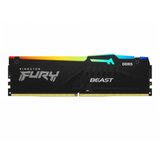 Kingston memorija 64GB(2x32GB)/DIMM/DDR5/5600MHz/CL30/FURY beast rgb | ePonuda.com