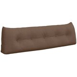 vidaXL Poglavni vzglavnik Rjava 160 x 24 x 50 cm blago, (5000277966) | Shoptok.si