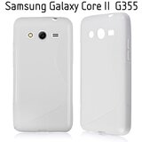  Gumijasti / gel etui S-Line za Samsung Galaxy Core 2 - beli Cene