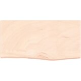  Zidna polica 60 x 30 x 2 cm od neobrađene masivne hrastovine | Eponuda.com