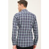 Dewberry G741 MEN'S SHIRT-LACİVERT-GREEN | shoptok.hr