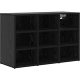 vidaXL ormar za cipele crni hrast 52.5 x 30 x 50 cm konstruirano drvo | shoptok.hr