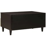 vidaXL Kava Stol Crna i zlatna 80 x 54 x 40 cm masivno drvo manga | shoptok.hr