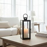Dekorativna lanterna TOWER 29 cm, crne boje | Eponuda.com