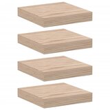  Plutajuće police 4 kom 23 x 23,5 x 4 cm od konstruiranog drva | shoptok.hr