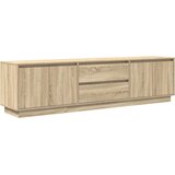 TV ormarić s LED svjetlima boja hrasta sonome 193,5x41x50 cm | shoptok.hr