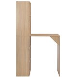  Barski stol s ormarićem boja hrasta 115 x 59 x 200 cm | shoptok.hr