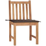 Maison Chic vrtni stoli - stol za vrt 2 kosa z blazinami trdna tikovina JS1428, (21877211) | Shoptok.si