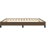  Okvir za krevet s oprugom tamnosmeđi 160x200 cm od tkanine | shoptok.hr