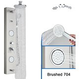 Oem Sprchový panel, ovládanie jednou rukoväťou, masážne trysky - brúsený 704, (5000141745) | Shoptok.si