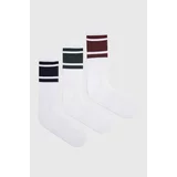 Abercrombie & Fitch Čarape 3- Pack za muškarce, boja: bijela