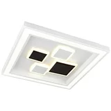 Globo LED stropna svetilka Nola (50 W, 48 x 48 x 7 cm, toplo bela)