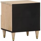  Noćni ormarići 2 kom 40 x 33 x 46 cm od masivnog drva manga | shoptok.hr