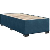 Box spring krevet s madracem tamnoplavi 80 x 200 cm baršunasti | shoptok.hr