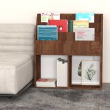  Stalak za dječje časopise smeđa boja hrasta 71x30x78,5cm drveni | shoptok.hr