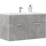 vidaXL Omarica za umivalnik betonsko siva 90x38,5x46 cm inženirski les Cene