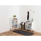 MID.YOU komoda, modra, rjava, siva, večbarvno, bela | Shoptok.si