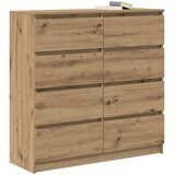 Komoda boja hrasta artisan 100x35x99 cm konstruiranog drva | shoptok.hr