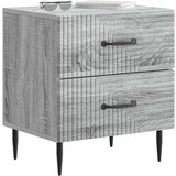  Noćni ormar s ladicama 2 pcs Siva sonoma 43 x 34,5 x 47,5 cm | Eponuda.ba
