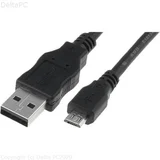 Na mikro kabel Gigatech C31 1m, crni