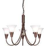 Elstead Lighting Elstead EM5-COPPER - Luster na lancu EMILY 5xE14/40W/230V Cene