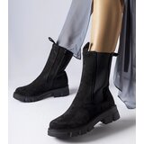 Gemre Black massive high ankle boots Morbello | Shoptok.si