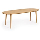 Kave Home Raztegljiva jedilna miza v hrastovem dekorju 90x140 cm Oqui – | Shoptok.si