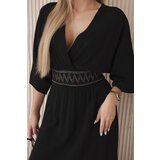 Kesi Włoski Muslin dress with embroidery at the waist black | Eponuda.ba