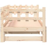  Dnevni ležaj na izvlačenje 2x (80 x 200) cm od masivne borovine | shoptok.hr