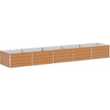  Povišena gredica - Vrtna gredica Svijetlosmeđa 400 x 80 x 45 cm | shoptok.hr