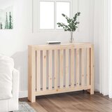 vidaXL Pokrov za radiator 108,5x19x84 cm trdna borovina | Shoptok.si