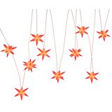  Božićna svjetiljka 10 LED crvena 10 cm | shoptok.hr