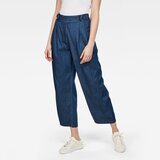 G-star Pants - Bristum pleated wide leg chino wmn blue | shoptok.hr