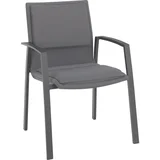 STOL aluminij antracit, siva