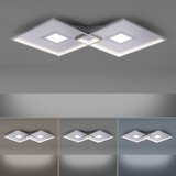 PAUL NEUHAUS 8378-55 - LED prigušiva svetiljka AMARA LED/45W/230V hrom + daljinski upravljač | Eponuda.com