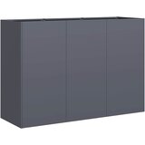 Maison Chic Cvetlični Lonec - Cvetlično korito Antracit 120x40x80 cm Hladno valjano jeklo, (21789418) | Shoptok.si