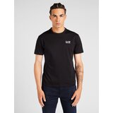 Ea7 Emporio Armani Majica crna / bijela | shoptok.hr